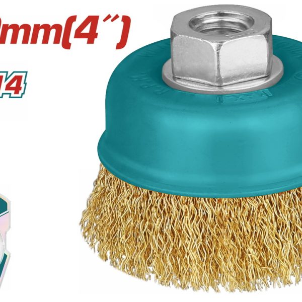 TOTAL ΣΥΡΜΑΤΟΒΟΥΡΤΣΑ ΓΩΝΙΑΚΟΥ ΤΡΟΧΟΥ 100mm (TAC31041)