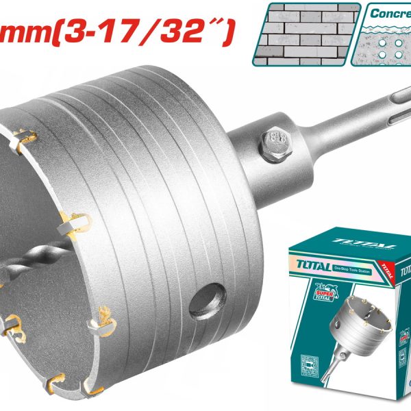 TOTAL ΔΙΑΜΑΝΤΟΚΟΡΩΝΑ ΜΠΕΤΟΥ SDS - PLUS 90mm (TAC430901)