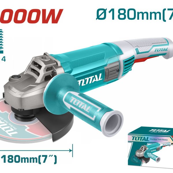 Επαγγελματικός γωνιακός λειαντήρας Total 2.000W 180mm, μοντέλο TG12018026