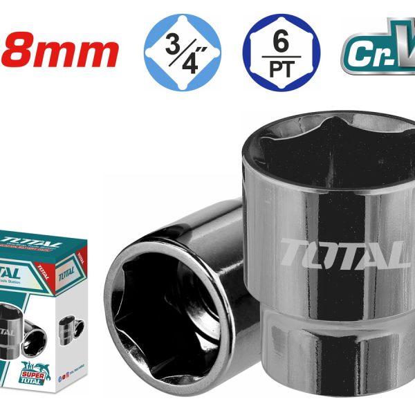 TOTAL ΕΠΑΓΓ. ΚΑΡΥΔΑΚΙ ΕΞΑΓΩΝΟ 3/4" - 38mm (THHAST34381)