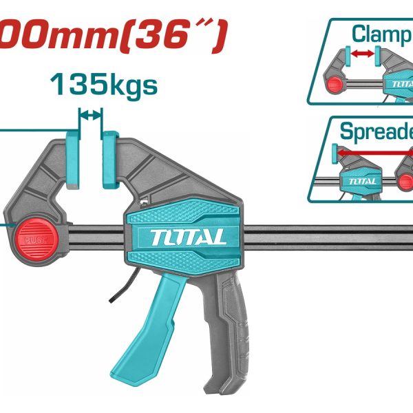 TOTAL ΕΠΑΓΓ. ΣΦΙΓΚΤΗΡΑΣ ΜΑΡΑΓΚΩΝ ΑΥΤΟΜΑΤΟΣ 36" / 80X900mm (THT1346803)