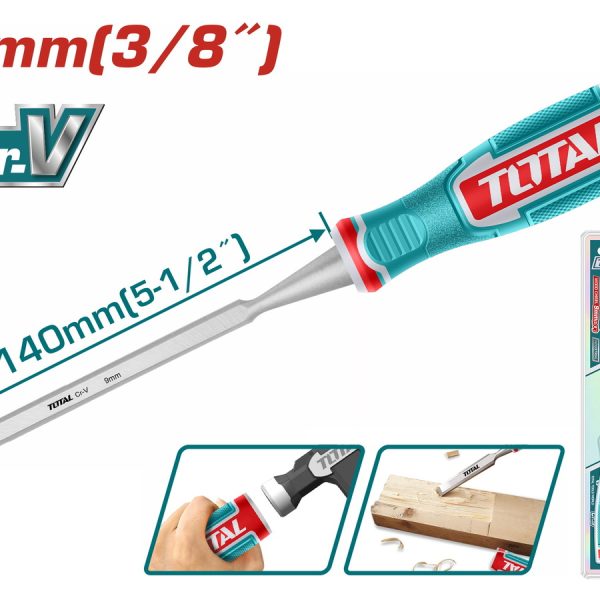 TOTAL ΕΠΑΓΓ. ΣΚΑΡΠΕΛΟ ΞΥΛΟΥ 9mm (THT4196)