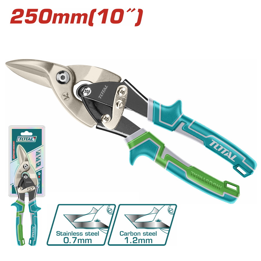 Ψαλίδι λαμαρίνας Total δεξιάς σιαγόνας 250mm, μοντέλο THT523106