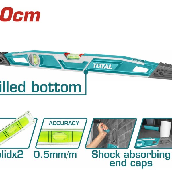 TOTAL ΑΛΦΑΔΙ ΑΛΟΥΜΙΝΙΟΥ Β.Τ ΚΤΙΣΤΩΝ 60cm (TMT221606)