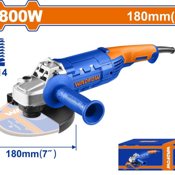 Γωνιακός τροχός WADFOW 1.800W 180mm, μοντέλο WAG851801