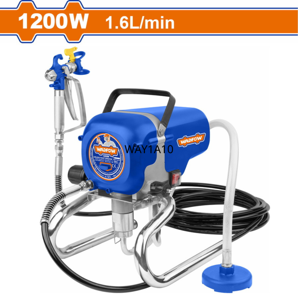Μηχανή βαφής χωρίς αέρα WADFOW 1.200W, παροχή 1.6 L/min, μοντέλο WAY1A10