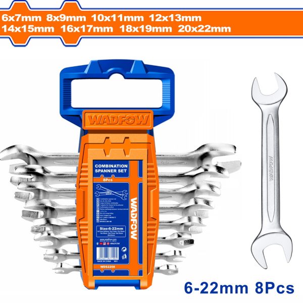 WADFOW ΣΕΤ ΓΕΡΜΑΝΙΚΑ ΚΛΕΙΔΙΑ 8ΤΕΜ / 6Χ7 - 20Χ22 (WDS2208)