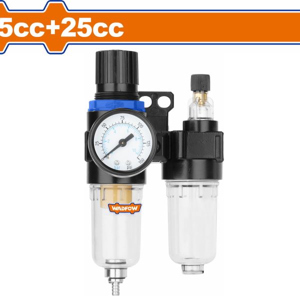 WADFOW ΣΕΤ ΦΙΛΤΡΟ-ΡΥΘΜΙΣΤΗΣ + ΕΛΑΙΩΤΗΡΑΣ ΑΕΡΟΣ 1/4" 15cc+25cc (WFF4504)