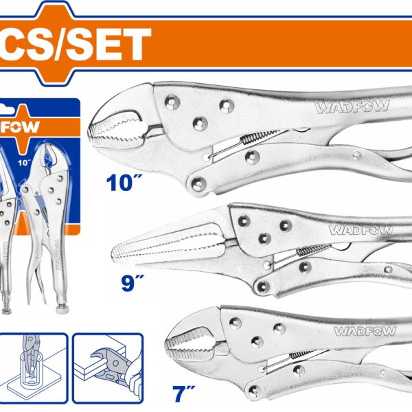 WADFOW ΣΕΤ ΓΚΡΙΠ 3ΤΕΜ (WLP5703)