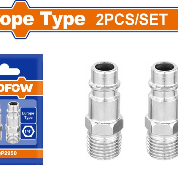 WADFOW ΒΙΣΜΑ ΤΑΧΥΣΥΝΔΕΣΜΟΥ ΜΕ ΑΡΣΕΝΙΚΟ ΣΠΕΙΡΩΜΑ 1/4" 2ΤΕΜ (WQP2950)