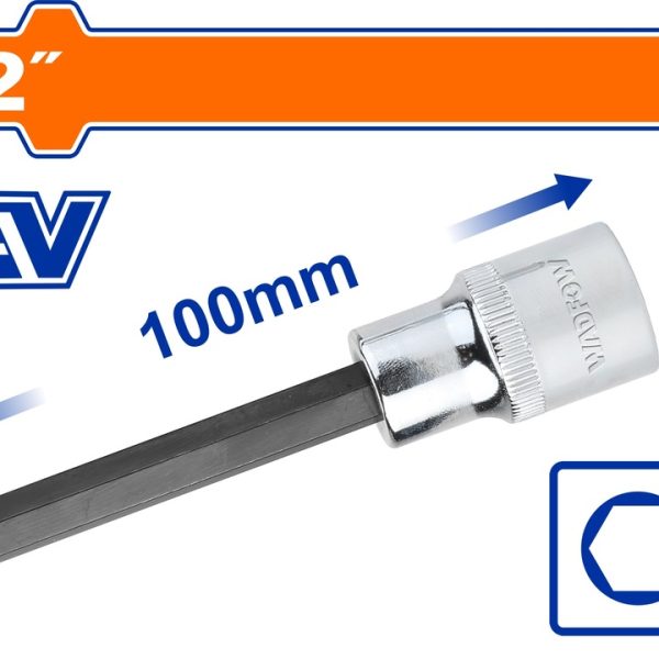 WADFOW ΚΑΡΥΔΑΚΙ ΑΛΛΕΝ 1/2" 6Χ100mm (WSC5203)