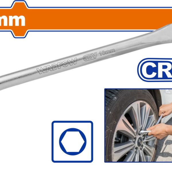 WADFOW ΤΡΟΧΟΚΛΕΙΔΟ ΓΩΝΙΑΚΟ 19mm (WTH6319)