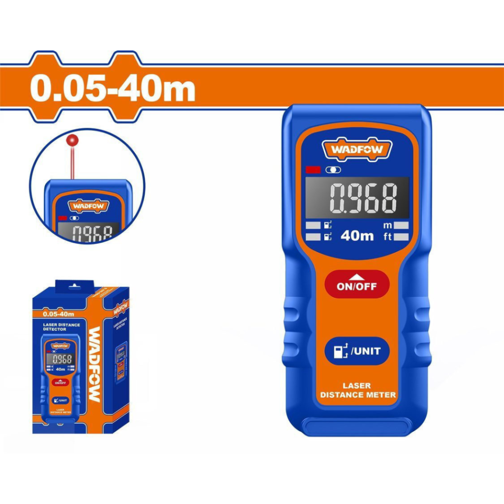 Μετρητής αποστάσεων laser WADFOW 40m, μοντέλο WDL1504