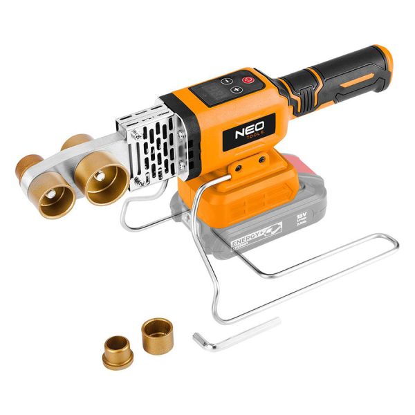 NEO TOOLS Συγκολλητικό πλαστικών σωλήνων 18V Solo (Χωρίς Μπαταρία) 04-622