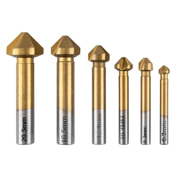 GRAPHITE Φρέζες μετάλλου 6.3-20.5 mm σετ 6τεμ 54T427