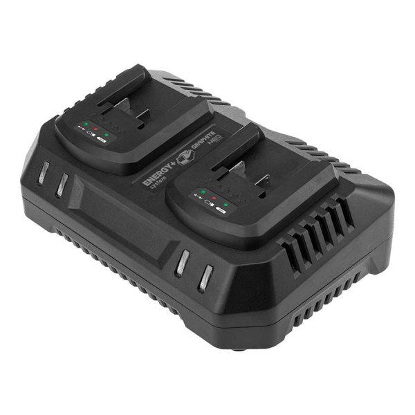GRAPHITE Φορτιστής Μπαταριών Διπλής Θύρας 18V Energy+ 58G085-1