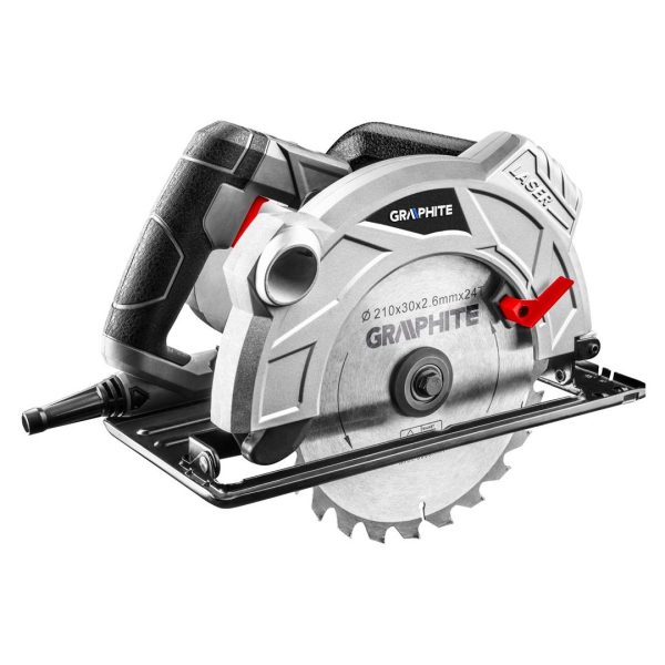 GRAPHITE Δισκοπρίονο 1800W 210mm με λέιζερ 58G493
