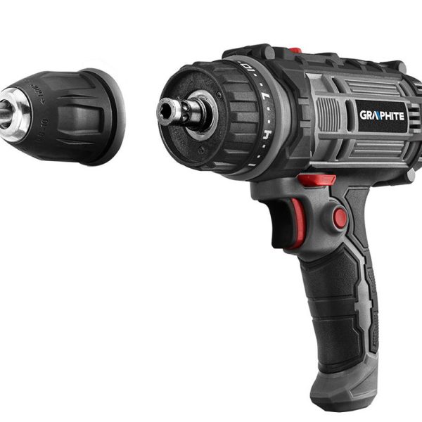 GRAPHITE Δραπανοκατσάβιδο με καστάνια 300W σε βαλίτσα 58G793
