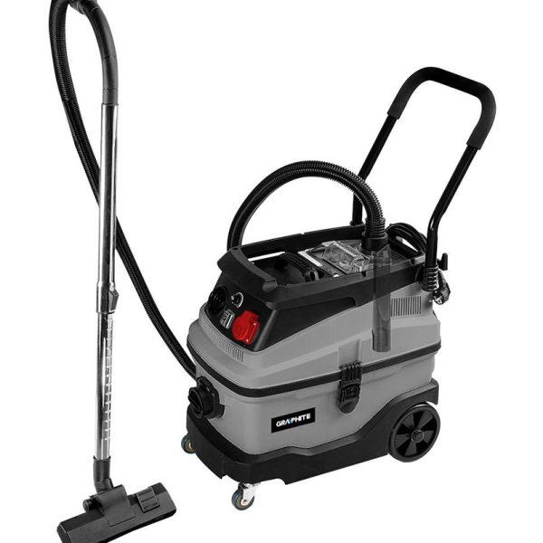 GRAPHITE Σκούπα βιομηχανική 1600W 30lt 59G610