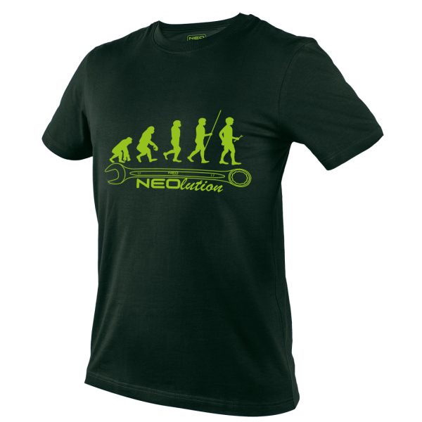 NEO TOOLS T-Shirt Neolution σκούρο πράσινο 81-640-L