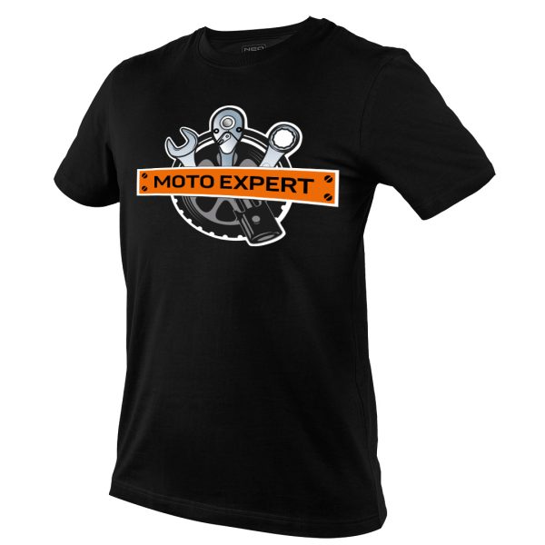 NEO TOOLS T-Shirt Moto Expert XXXL μαύρο 81-643-XXXL