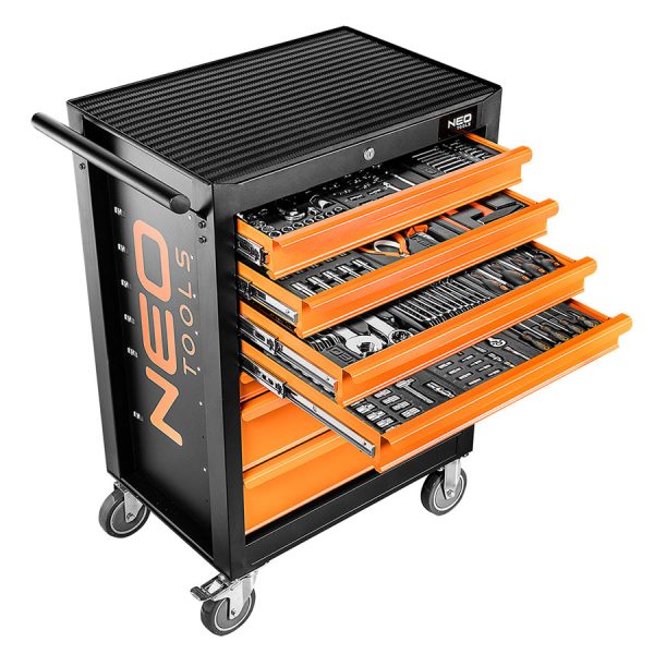 NEO TOOLS Εργαλειοφορέας 7 συρταριών με 176 εργαλεία 84-222-12