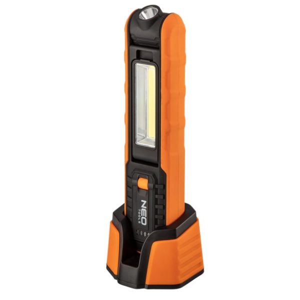 NEO TOOLS Φακός συνεργείου επαναφορτιζόμενος 2σε1 500Lumens 99-065