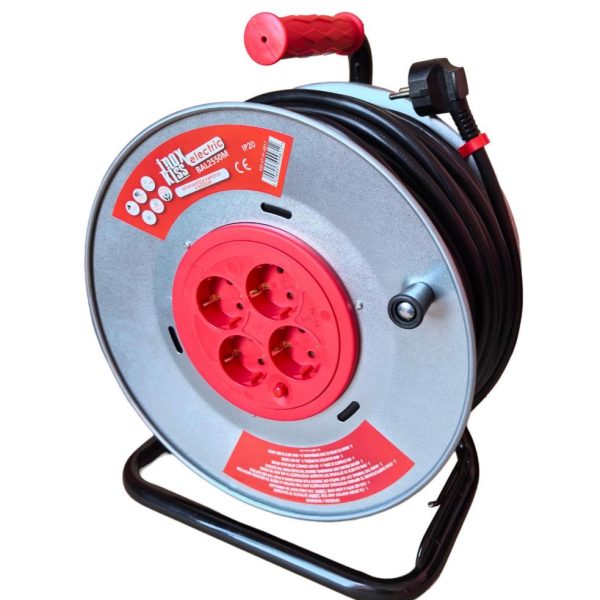 INOX KISS Καρούλι μεταλλικό 50m 3x2,5mm² BAL2550M