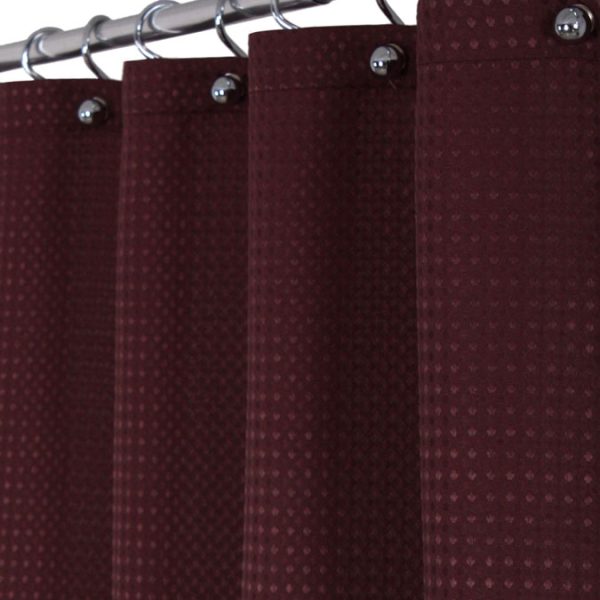 Υφασμάτινη Κουρτίνα Μπάνιου Casetti Καφέ 180x180cm CAS030