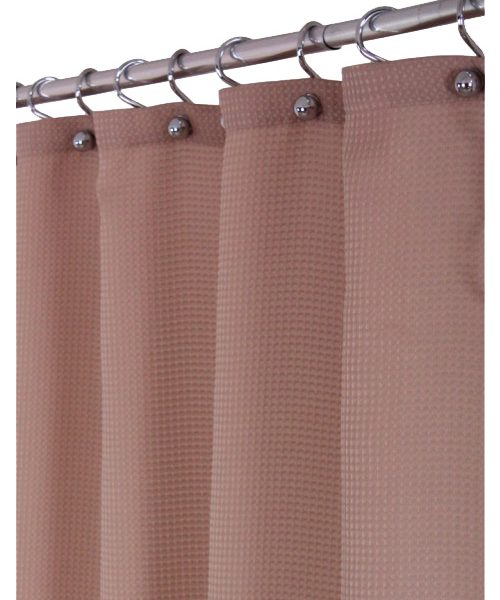 Υφασμάτινη Κουρτίνα Μπάνιου Casetti 240x180cm μόκα CAS1034