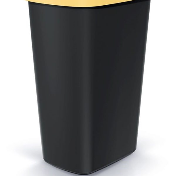 Keden κάδος απορριμμάτων Compacta Q κίτρινος/μαύρος 45lt NSBO45-1215C