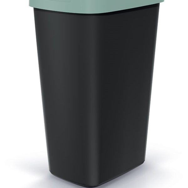 Keden κάδος απορριμμάτων Compacta Q πράσινος/μαύρος 45 lt με καπάκι NSAB45-5575C