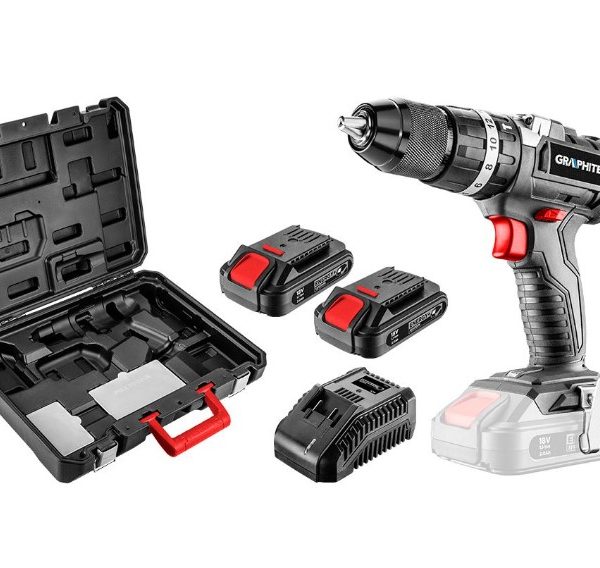 GRAPHITE 58G020-SET2 Δραπανοκατσάβιδο κρουστικό Brushless 18V 2Χ2.0Αh