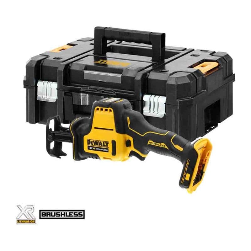 Σπαθοσέγα DEWALT DCS369NT 18V XR brushless compact solo με βαλίτσα TSTAK II