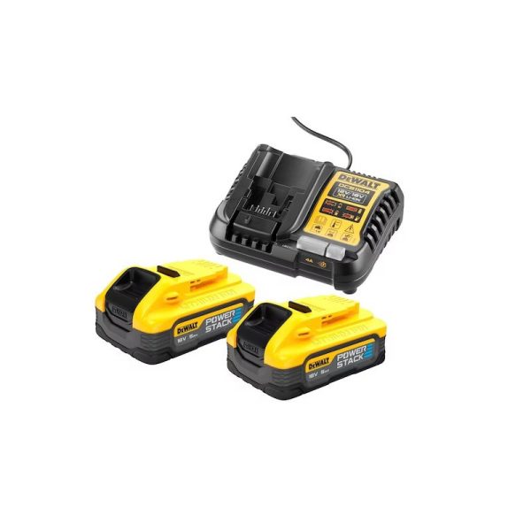 Σετ DeWalt DCB1104H2 με φορτιστή και 2 μπαταρίες PowerStack 5.0Ah